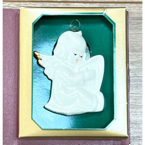 Goebel Hummel Germany Christmas Angels Ornament Song of Pray 579 TMK7 1992 VTG